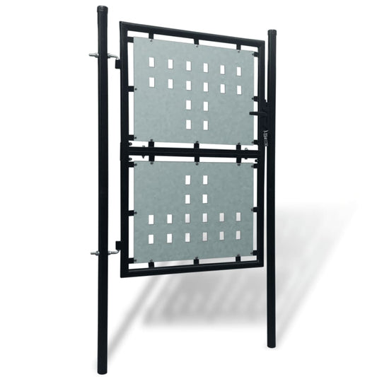 Hegnslåge (Single Gate) Sort 100x250 cm