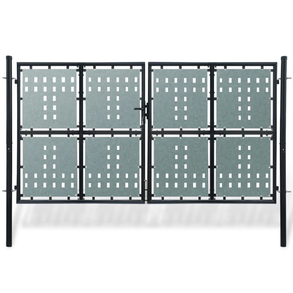 Hegnslåge (Single Gate) Sort 300x225 cm