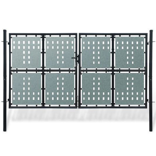 Hegnslåge (Single Gate) Sort 300x225 cm