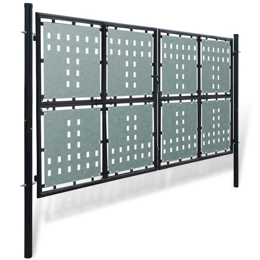 Hegnslåge (Single Gate) Sort 300x225 cm