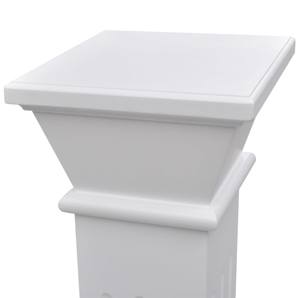 Säulen-Pflanzenständer Klassischer Stil Quadratisch MDF