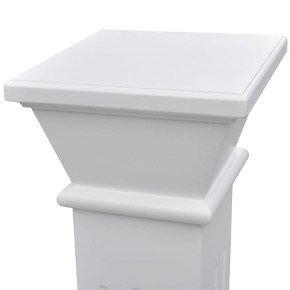 Säulen-Pflanzenständer Klassischer Stil Quadratisch MDF