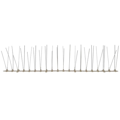 6-tlg. Vogelabwehr-Spikes-Set 3 m Kunststoff 4-reihig