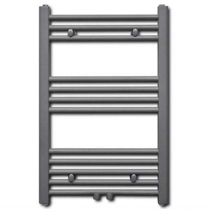 Handtuchheizkörper Warmwasser Gerade Grau 500x764 mm