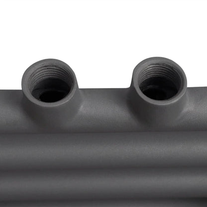 Handtuchheizkörper Warmwasser Gerade Grau 600x1160 mm