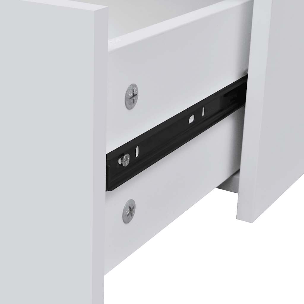 Kommode mit 4 Schubladen 60×30,5×71 cm Weiß