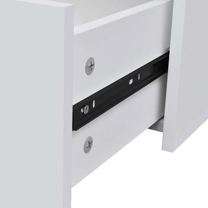 Kommode mit 4 Schubladen 60×30,5×71 cm Weiß