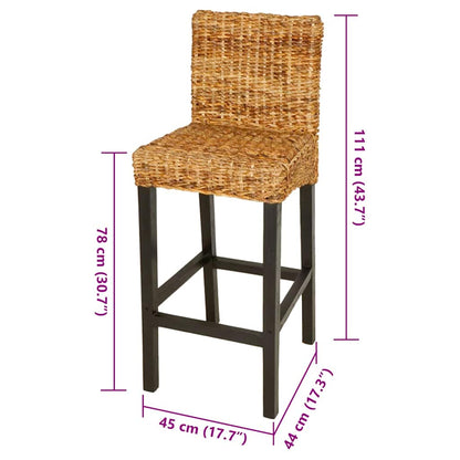 Barstühle 2 Stk. Abaca