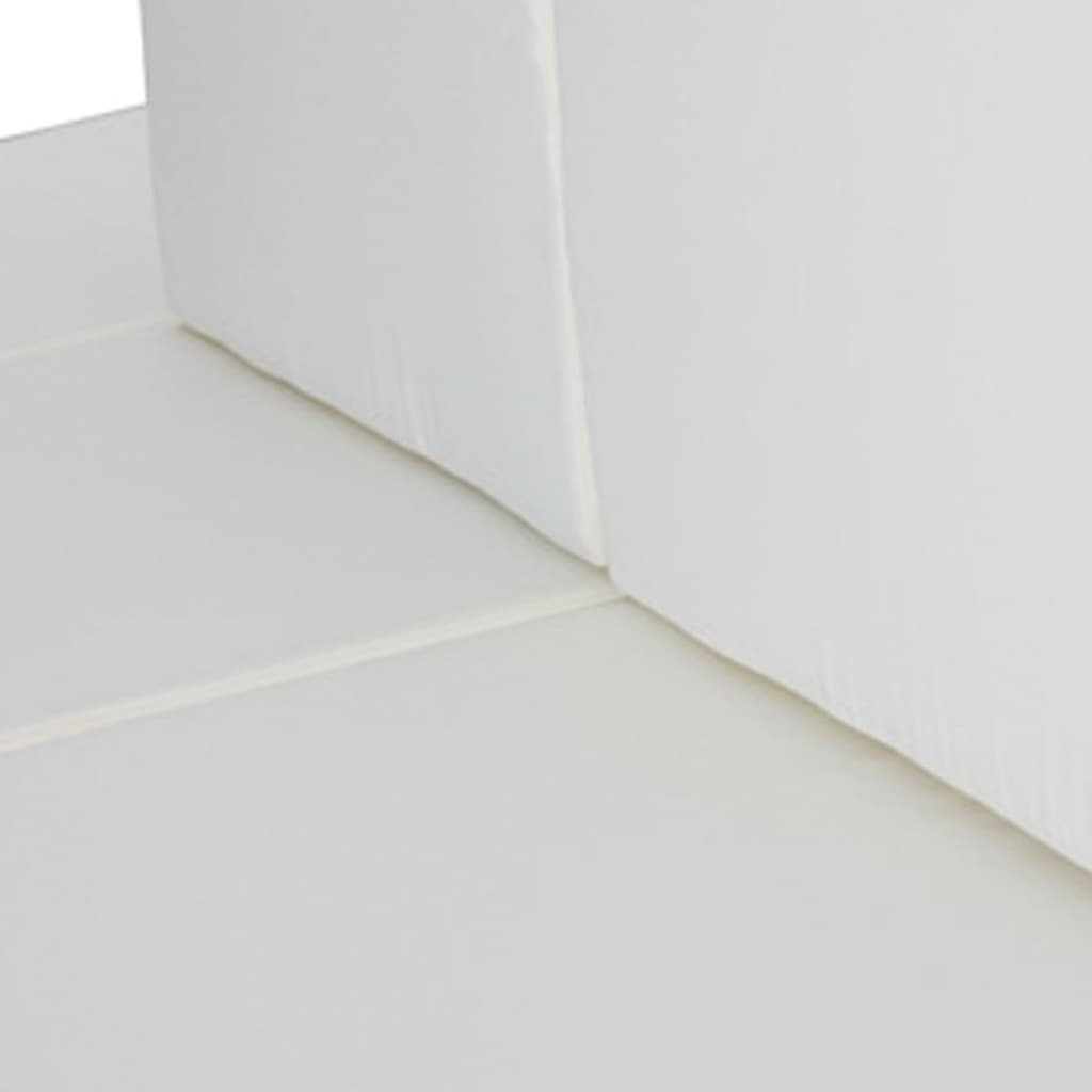 6-tlg. Garten-Lounge-Set mit Auflagen Poly Rattan Schwarz