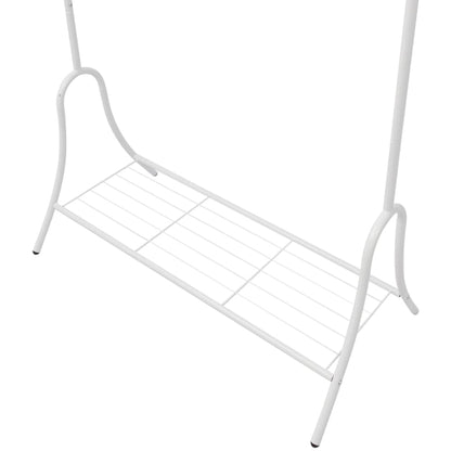 Kleiderständer Stahl Weiß