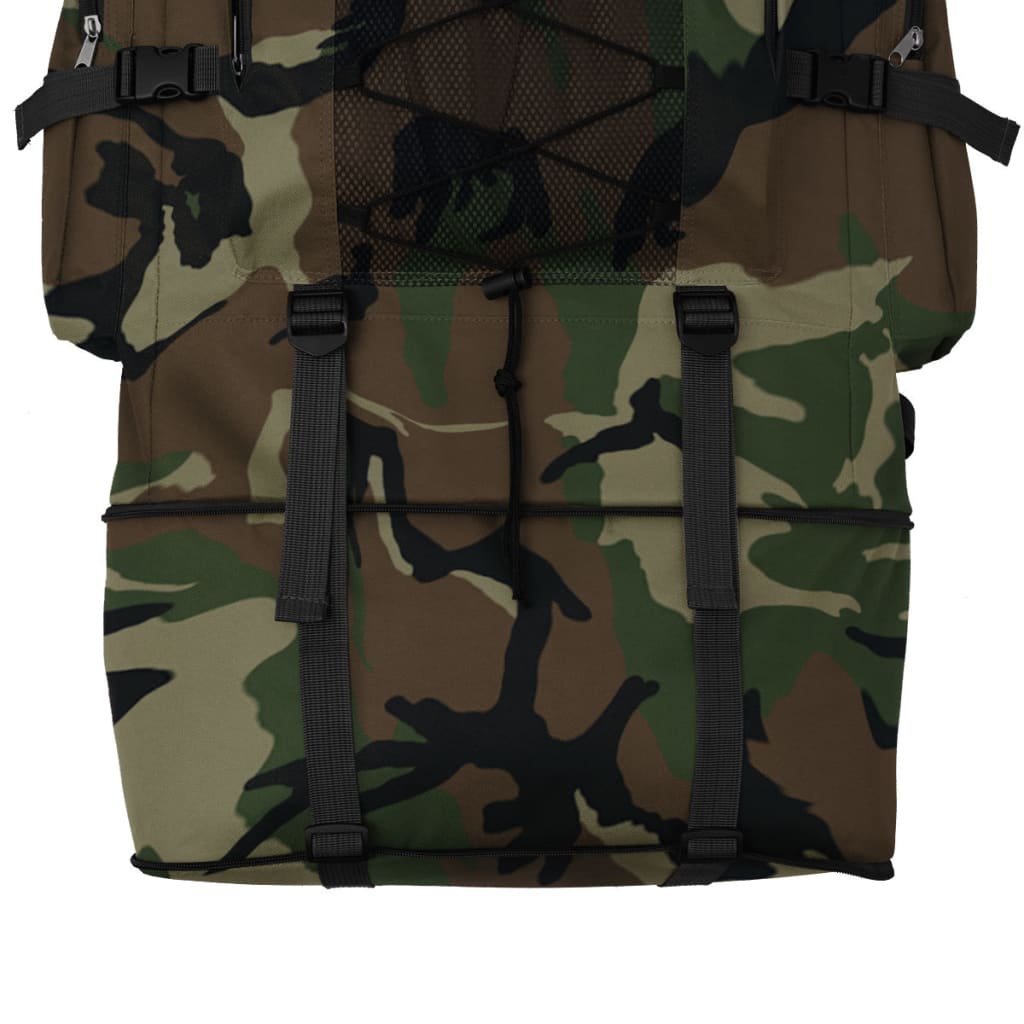 Rucksack Armee-Stil XXL 100 L Tarnmuster