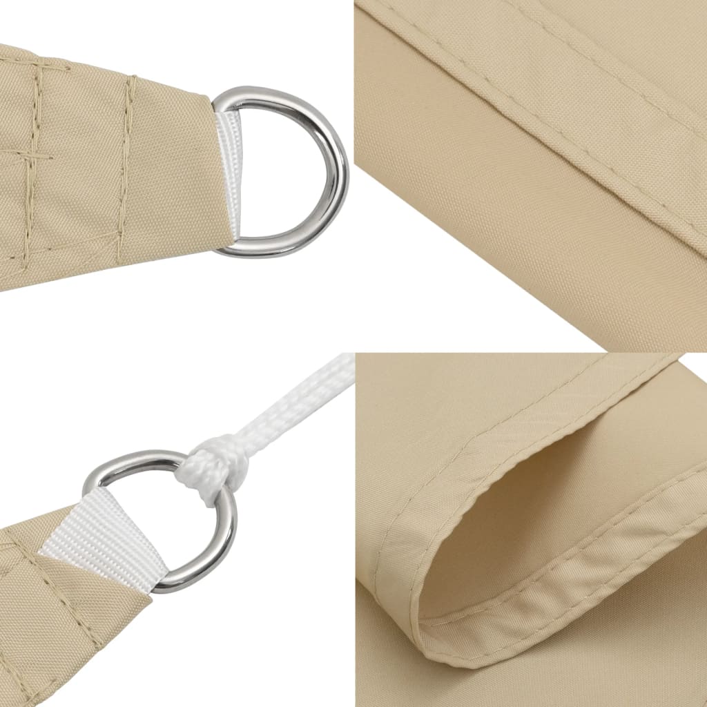 Sonnensegel Oxford-Gewebe Dreieckig 3,6x3,6x3,6 m Beige