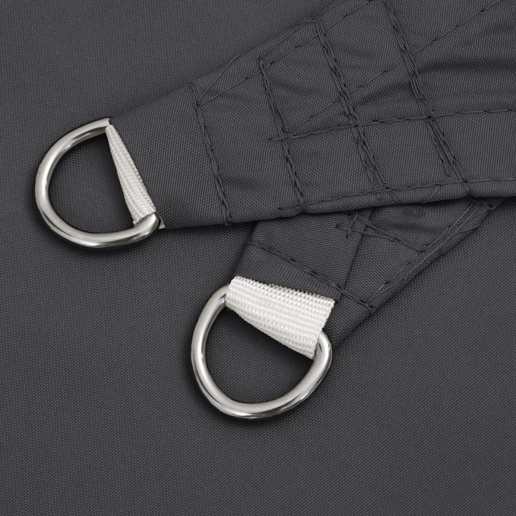 Sonnensegel Oxford-Gewebe Quadratisch 3,6x3,6 m Anthrazit