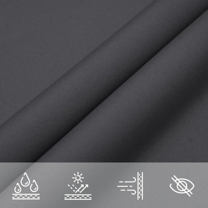 Sonnensegel Oxford-Gewebe Quadratisch 3,6x3,6 m Anthrazit
