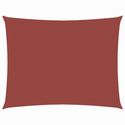 Sonnensegel Oxford-Gewebe Rechteckig 2x4 m Terrakotta-Rot