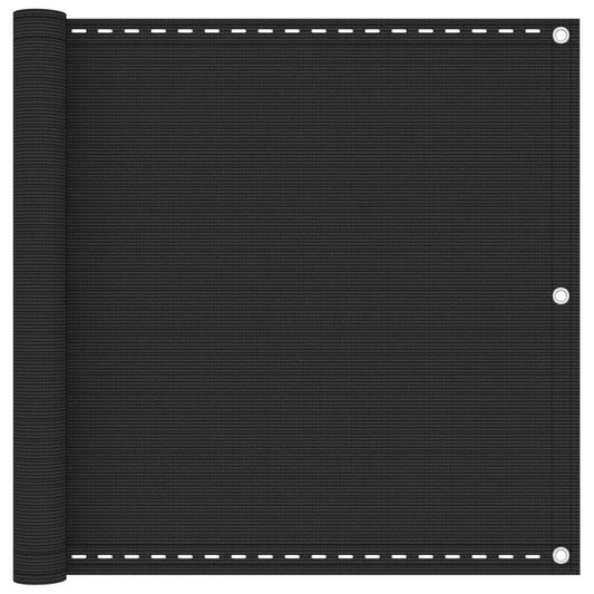 Balkonsichtschutz HDPE 90x400 cm Anthrazit