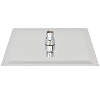 Regenbrause Edelstahl 25x25 cm Quadratisch