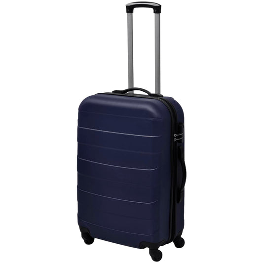 3-tlg. Hartschalenkoffer-Set Blau 45,5/55/66 cm