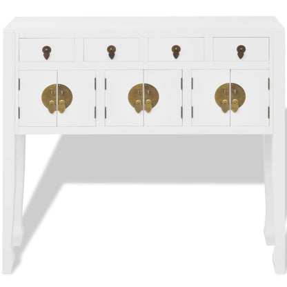 Sideboard Chinesischer Stil Massivholz Weiß