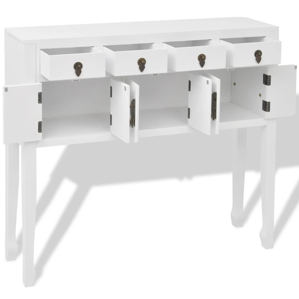 Sideboard Chinesischer Stil Massivholz Weiß