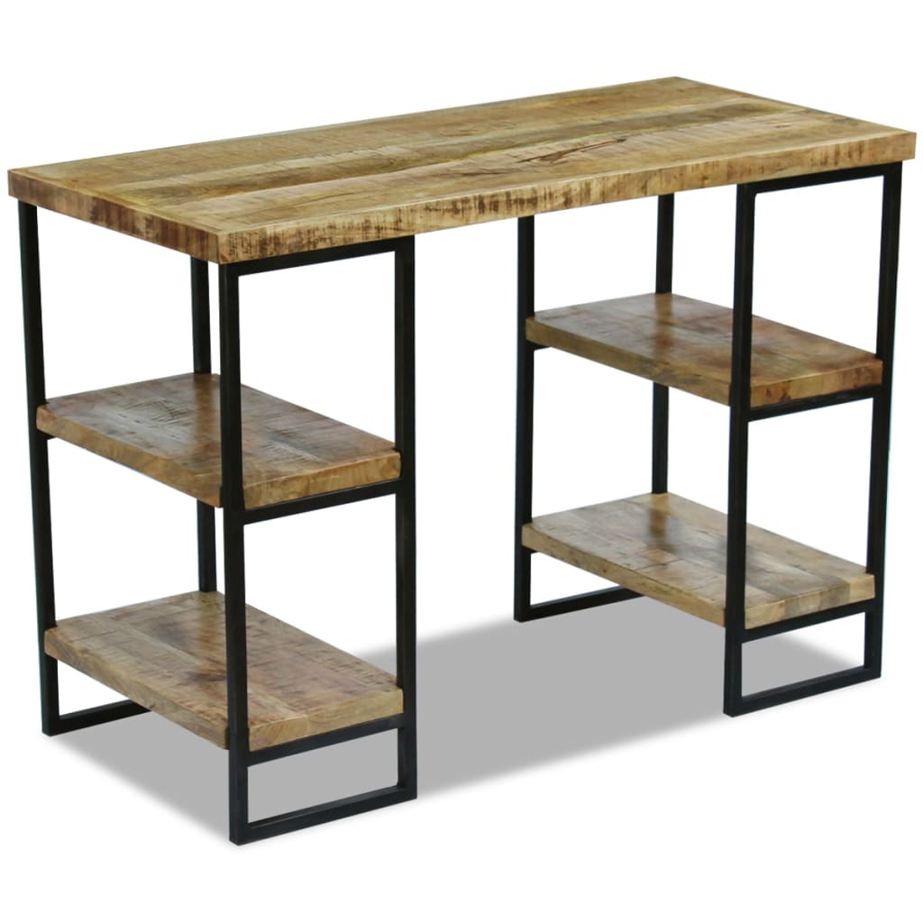 kontorbord mangotræ 110×50×76 cm