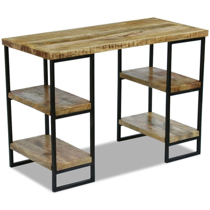 kontorbord mangotræ 110×50×76 cm