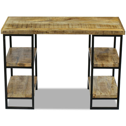 kontorbord mangotræ 110×50×76 cm