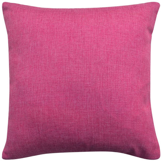 Kissenbezüge 4 Stk. Leinenoptik Rosa 40x40 cm