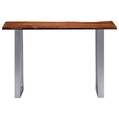 Konsolentisch 115x35x76 cm Massivholz Akazie und Eisen