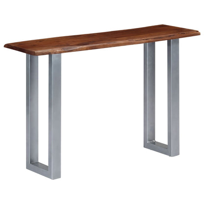 Konsolentisch 115x35x76 cm Massivholz Akazie und Eisen