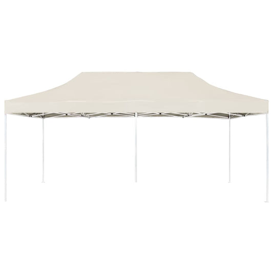 Profi-Partyzelt Faltbar Aluminium 6x3 m Creme