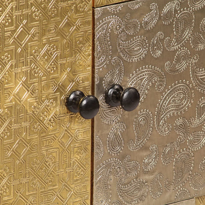 Sideboard 80x30x75 cm Massivholz Akazie