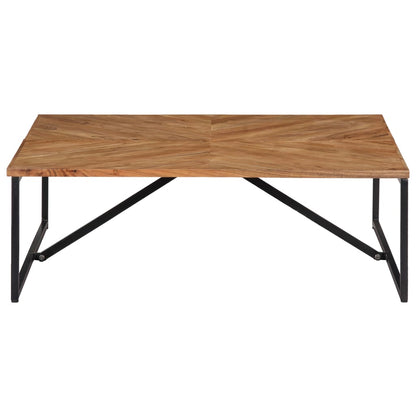 Couchtisch 110x110x36 cm Massivholz Akazie
