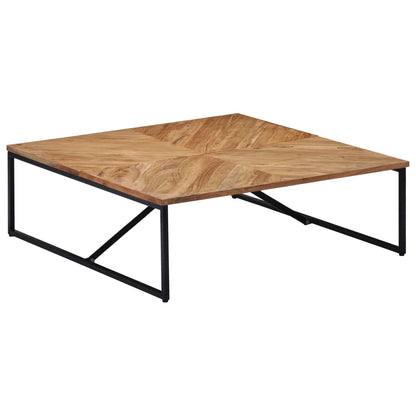 Couchtisch 110x110x36 cm Massivholz Akazie