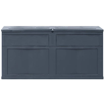 Garten-Aufbewahrungsbox 320 L Schwarz