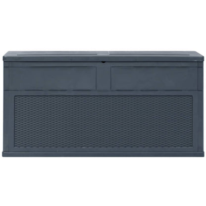 Garten-Aufbewahrungsbox 320 L Anthrazit