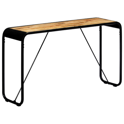 Konsolbord 140×35×76 cm Groft massivt mangotræ