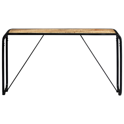 Konsolbord 140×35×76 cm Groft massivt mangotræ