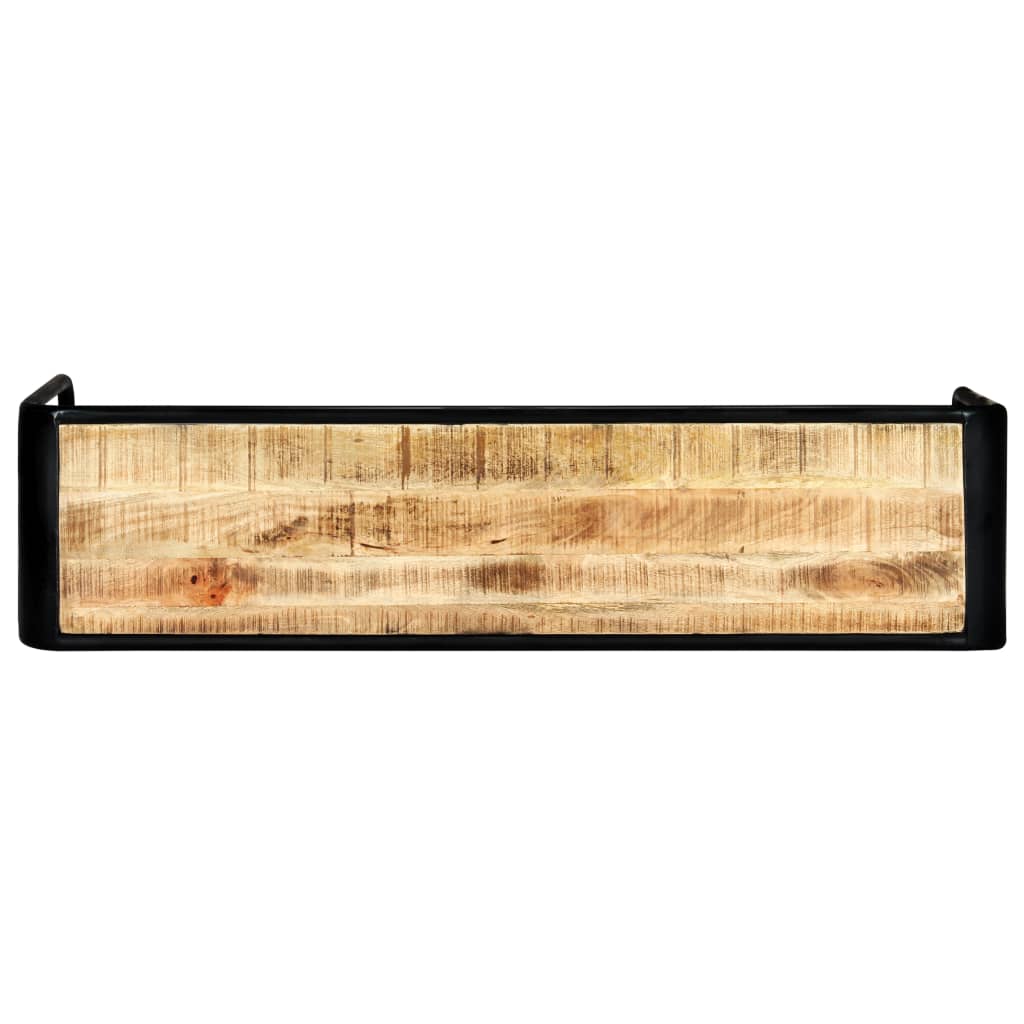 Konsolbord 140×35×76 cm Groft massivt mangotræ