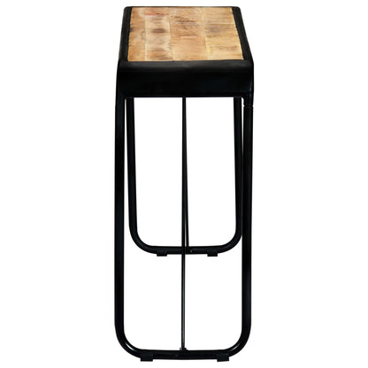 Konsolbord 140×35×76 cm Groft massivt mangotræ