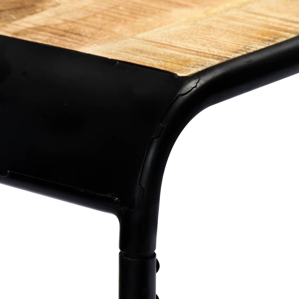 Konsolbord 140×35×76 cm Groft massivt mangotræ