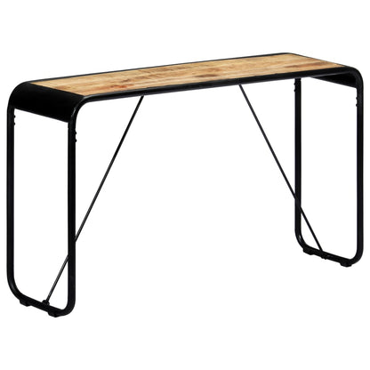 Konsolbord 140×35×76 cm Groft massivt mangotræ