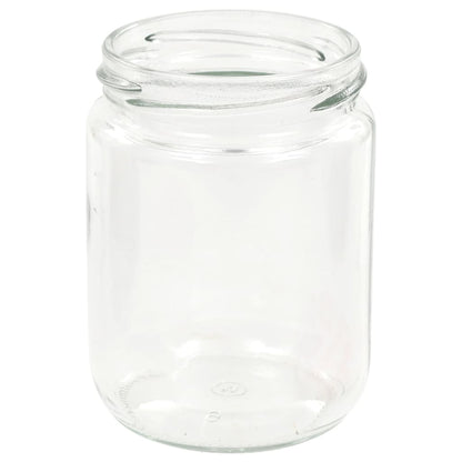 Marmeladengläser mit Weißem/Rotem Deckel 48 Stk. 230 ml