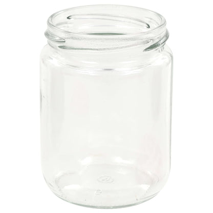 Marmeladengläser mit Weißem/Rotem Deckel 96 Stk. 230 ml