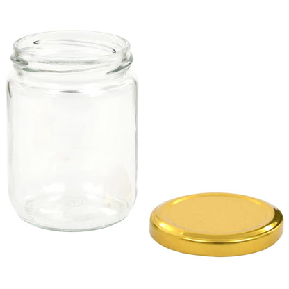 Marmeladengläser mit Goldenem Deckel 96 Stk. 230 ml