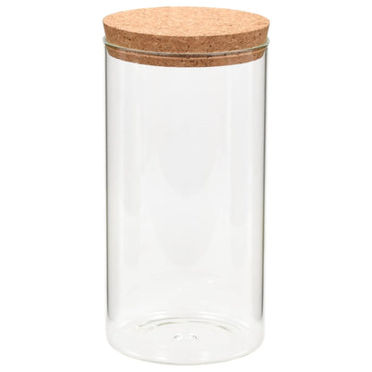 Vorratsgläser mit Korkdeckel 6 Stk. 1400 ml