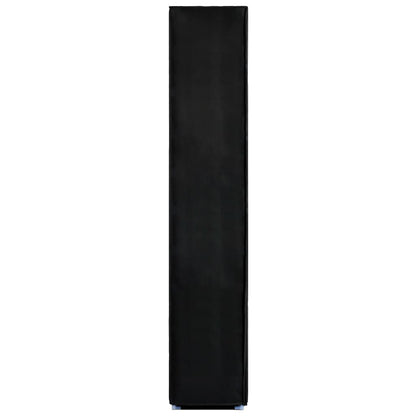 Schuhschrank Schwarz 60x30x166 cm Stoff
