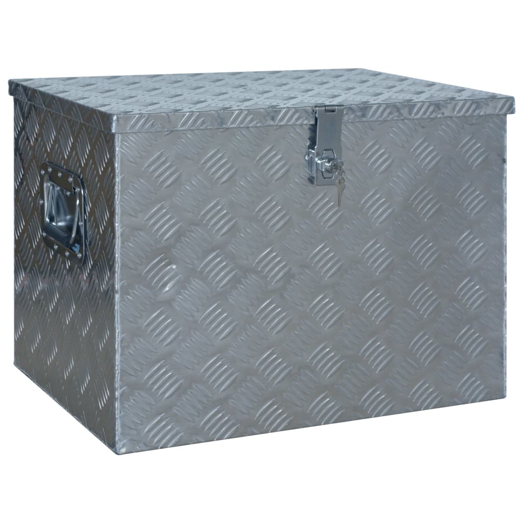 Aluminiumskasse 610 x 430 x 455 mm Sølv