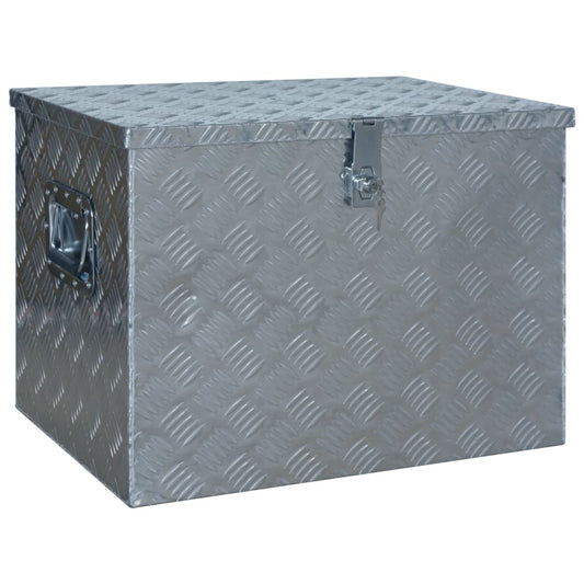 Aluminiumskasse 610 x 430 x 455 mm Sølv