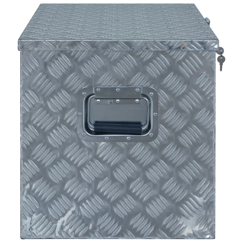 Aluminiumskasse 610 x 430 x 455 mm Sølv